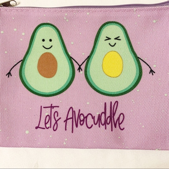 Pair of cute Avocado Cosmetic Bags - Picture 4 of 5